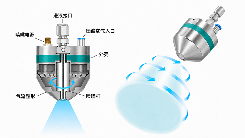 超声波涡流型喷雾
